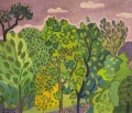 Un coin du parc, 60x50cm, 2020