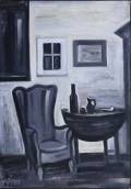 La table anglaise, 65x81cm, 1998
