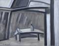 Mon atelier, 92x73cm, 1994,
